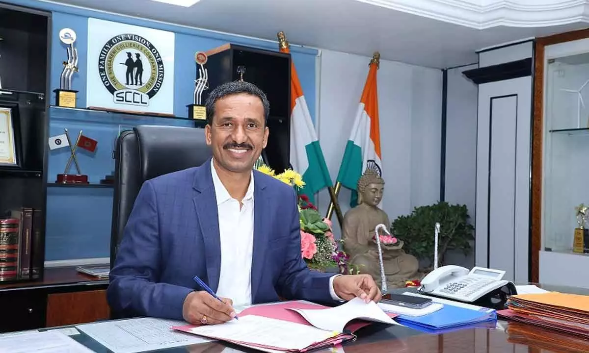 SCCL CMD position assumed by N Balaram Naik