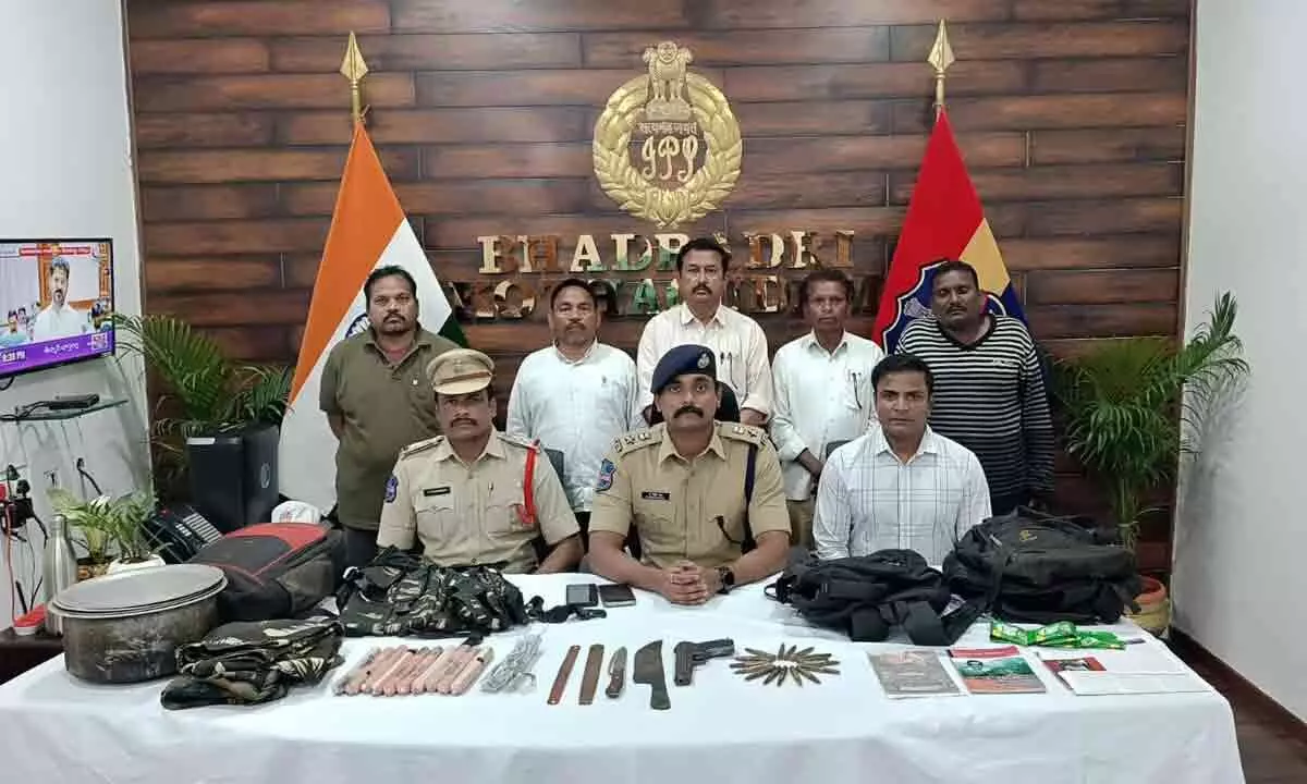 5 CPI ML (ND) naxals apprehended in Kothagudem