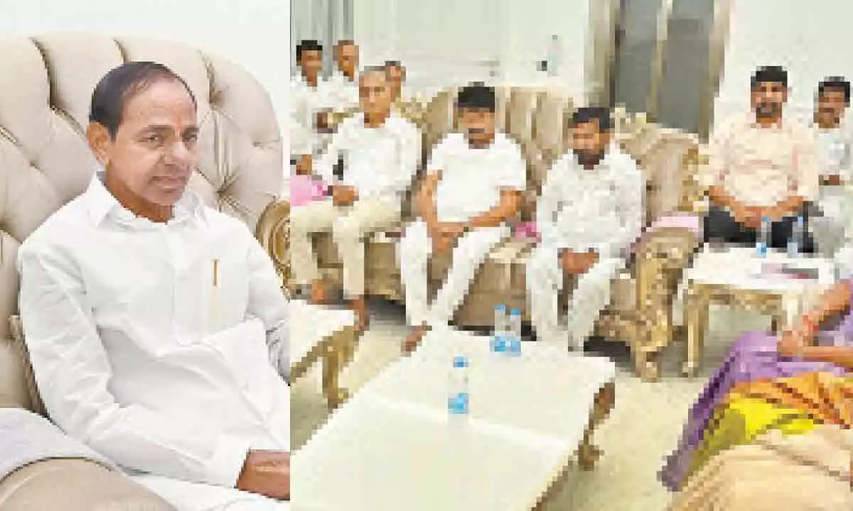 Chief Minister KCR summons all BRS MLAs for a public meeting