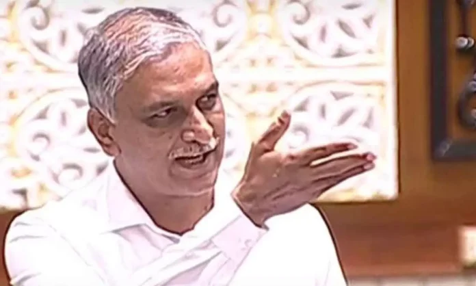 Ministers and Harish Rao engage in heated exchange over Krishna water allocation and projects