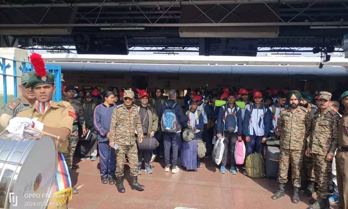 NCC Cadets from AP&TS Return Home Victorious from RD Camp