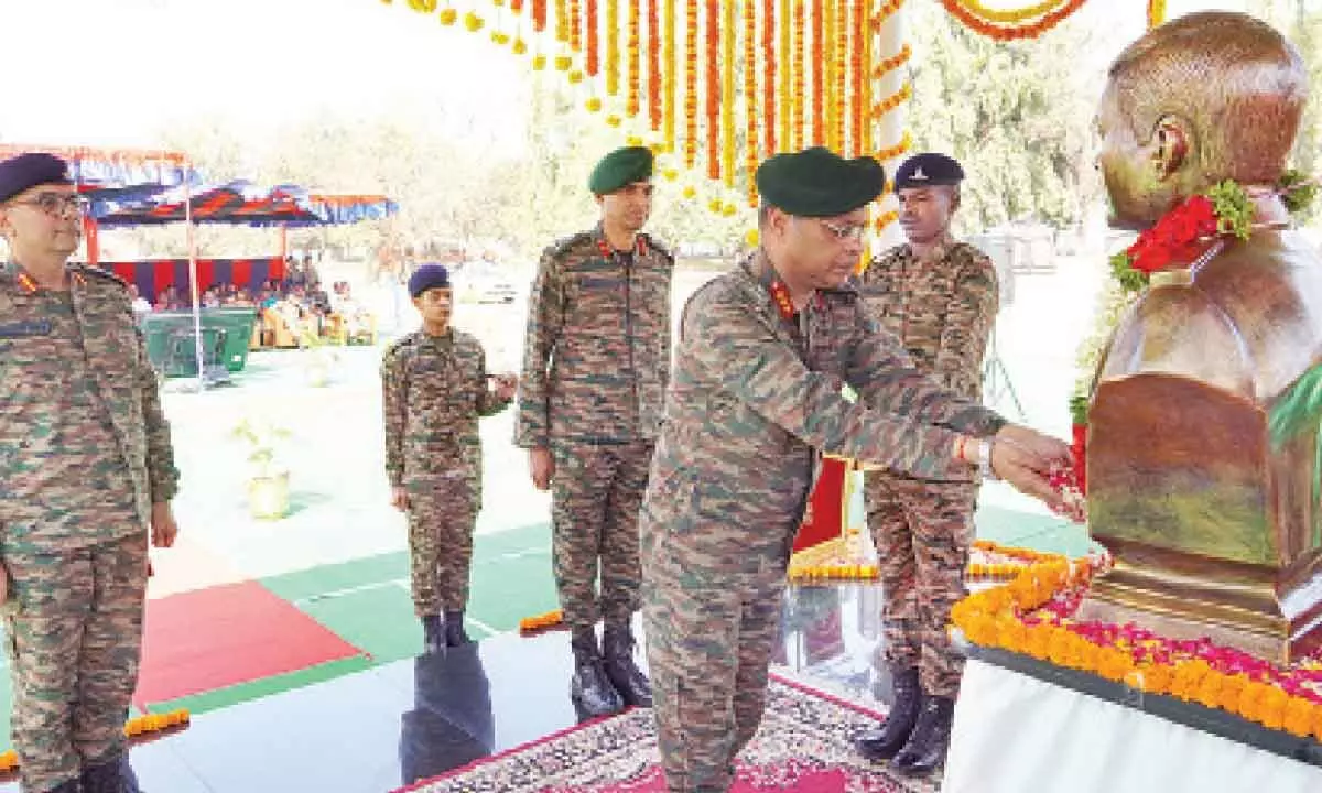 Palani Drill Square unveils bust of Galwan hero