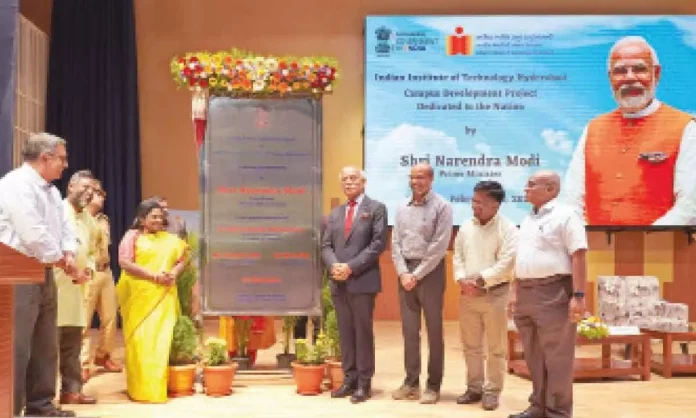 PM dedicates IIT Hyderabad campus to the nation
