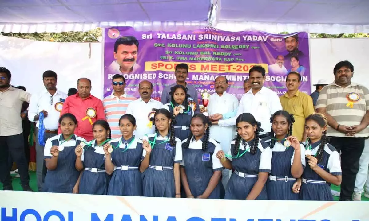 Sanathnagar hosts the successful conclusion of TS Meet-2024, the annual school sports festival