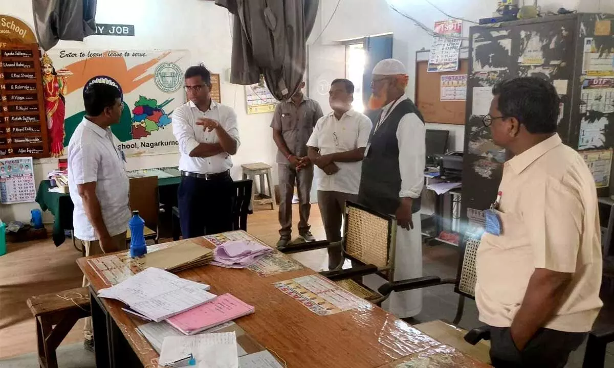 District Collector Uday Kumar ensures infrastructure for students, conducts 10 exams smoothly