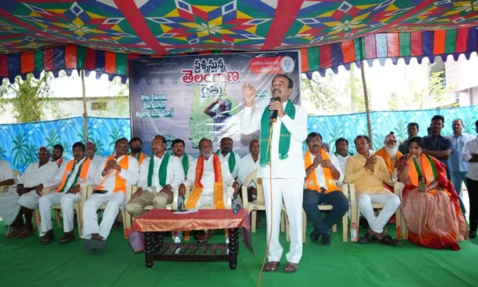 Etela Rajender challenges Congress to reveal Malkajgiri candidate