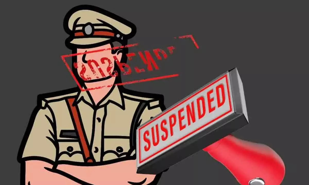 Inspector and SI in Bandlaguda suspended