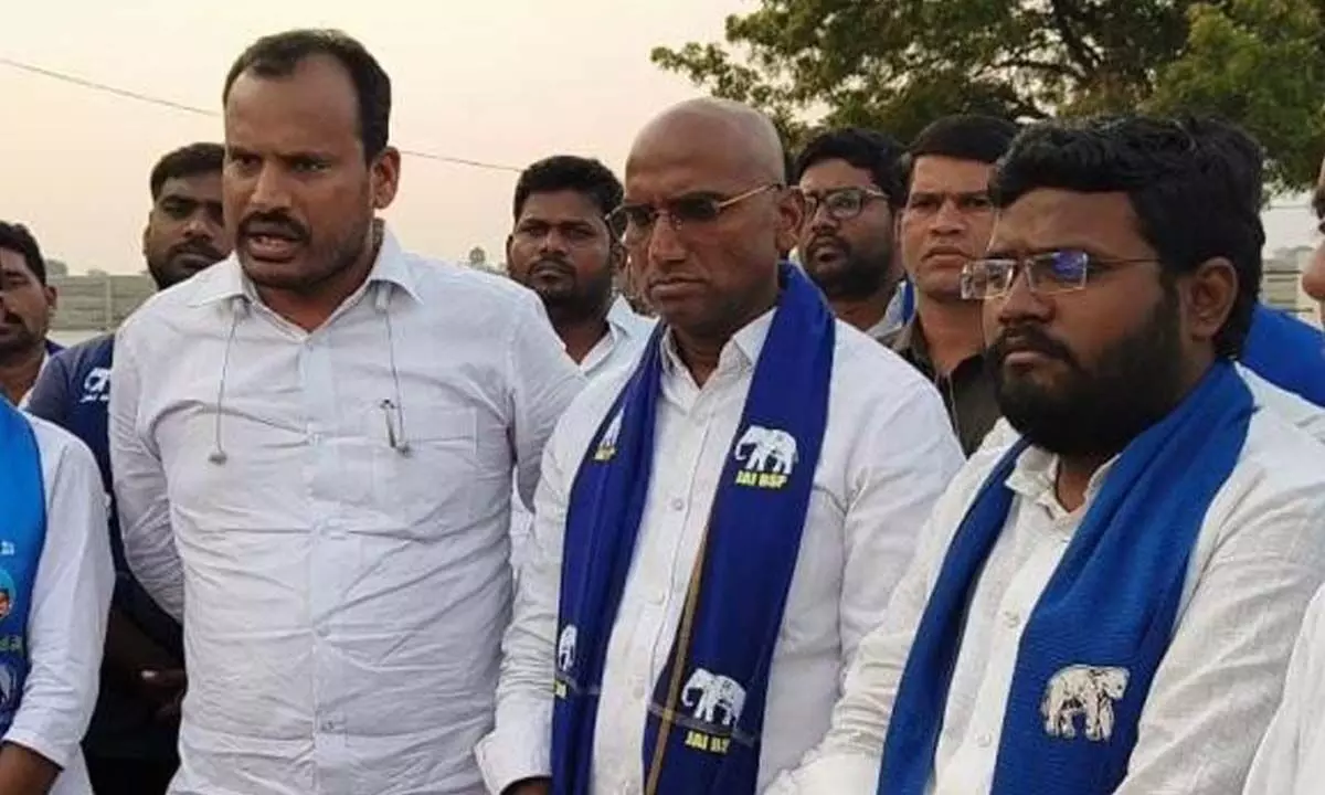 Leaders of BSP participate in polio vaccination campaign.