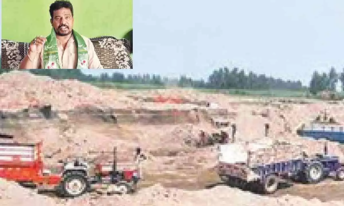 MIM leader accuses widespread sand smuggling in Kodangal