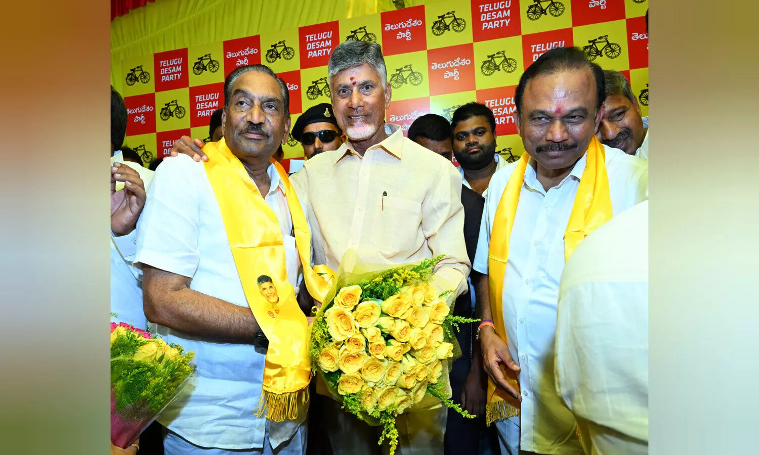 MP Magunta Srinivasulu Reddy from Ongole joins TDP; Naidu prepared to make sacrifices