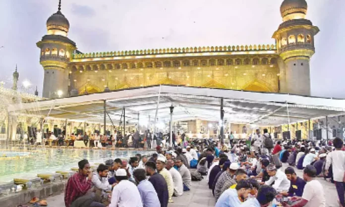 Muslims celebrate the spirit of Ramzan with fasting and feasting