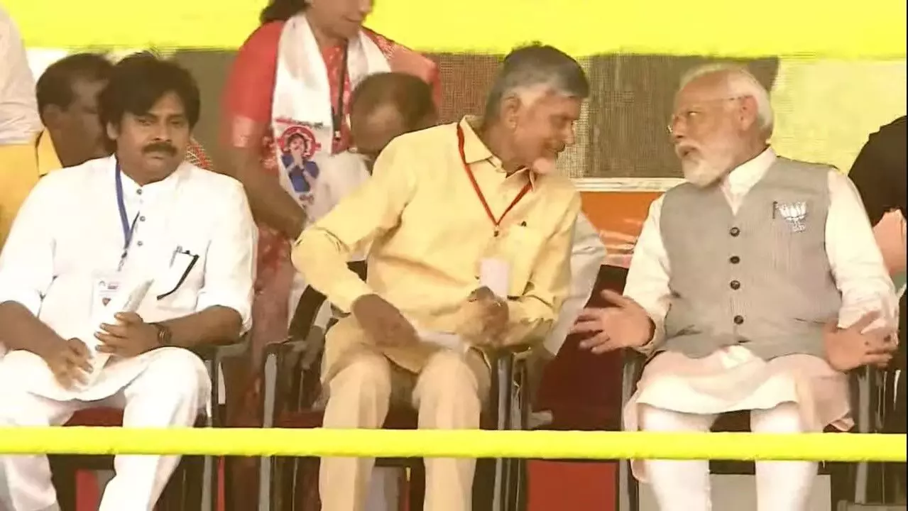 Narendra Modi urges for NDA government in Andhra Pradesh, labels Congress as a distraction for YS Jagan