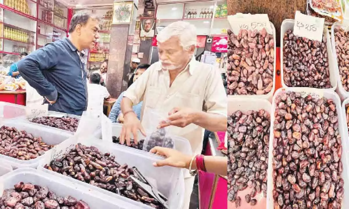 Ramzan sees surge in demand for dates as markets flood in Hyderabad