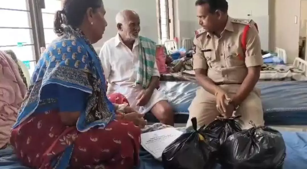 Son assaults parents due to land disputes in Madanapalle, Andhra Pradesh