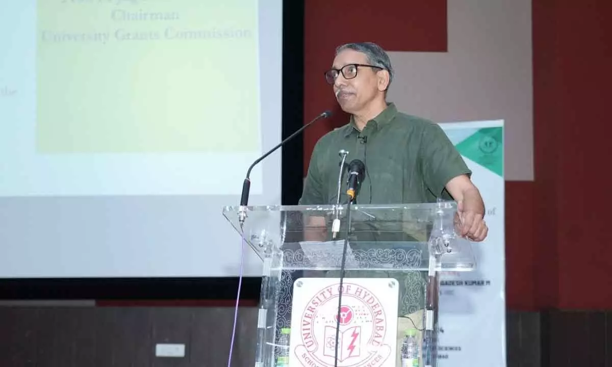 UGC chief urges technology to address global challenges