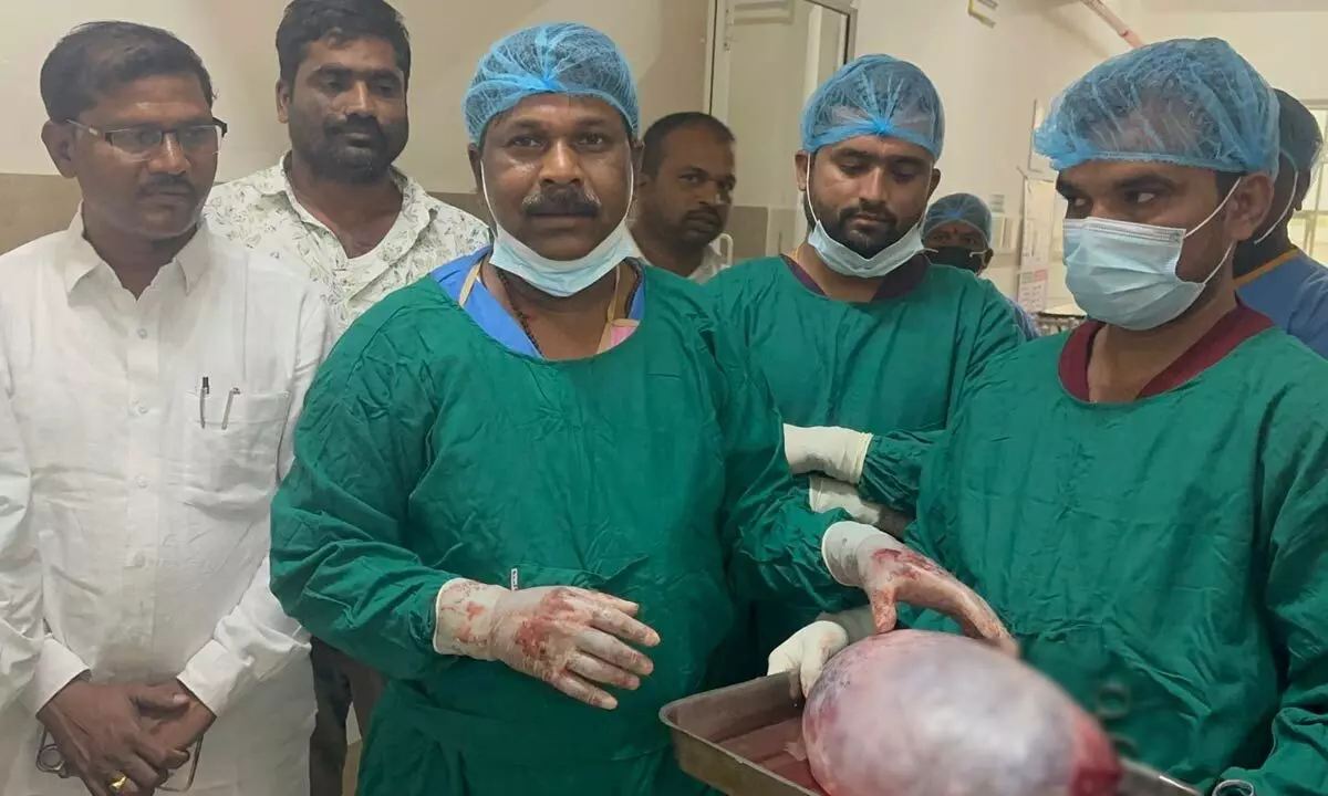 Achampet Hospital's MLA Dr Vamshikrishna Removes 10 kg Tumor