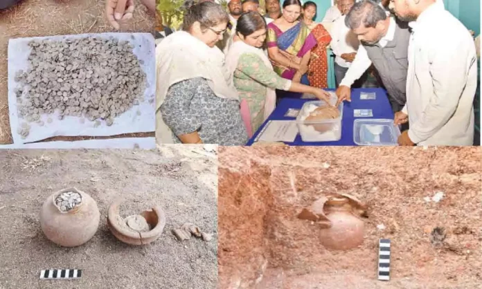 Ancient Coins from Ikshvaku Period Discovered at Early Historic Site in Hyderabad