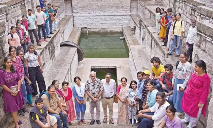 Exploring the Restored Bansilalpet Stepwell on World Heritage Day