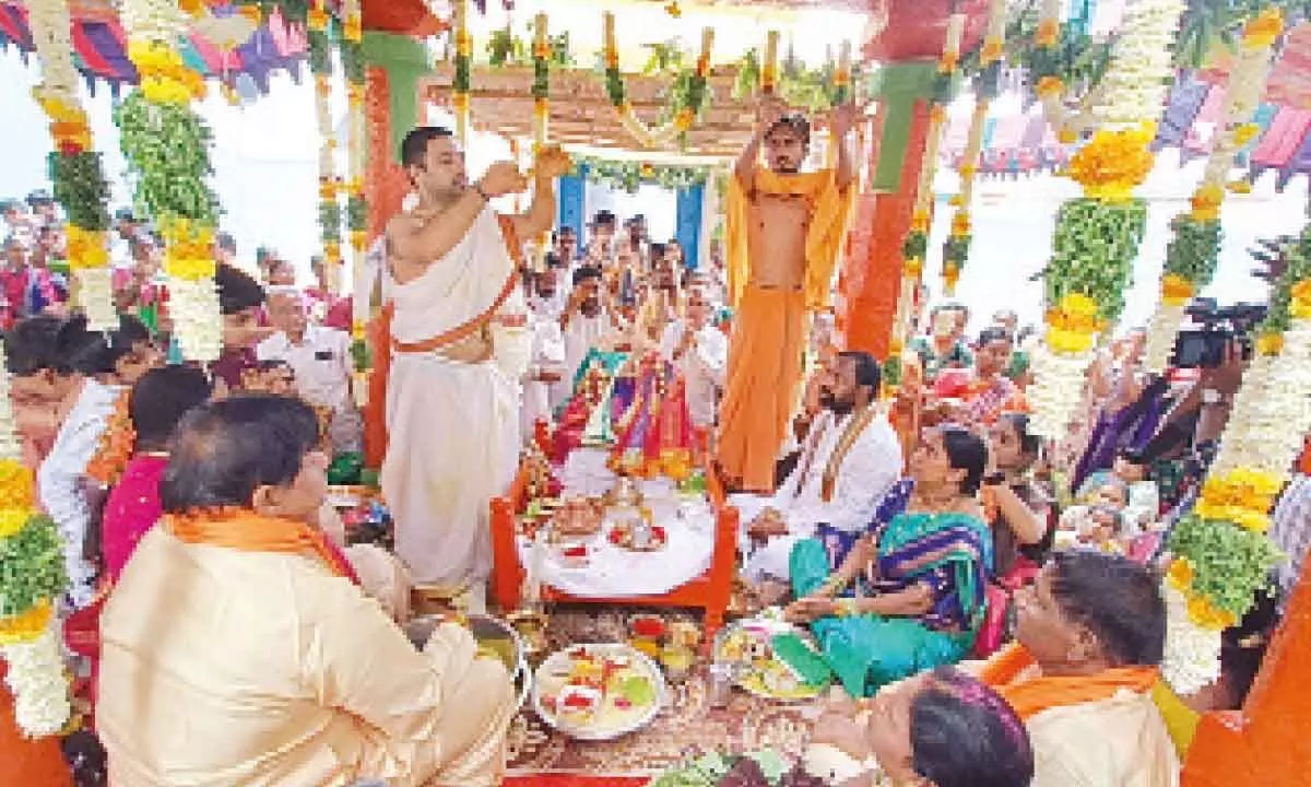 Ibrahimpatnam witnesses grand celebrations for Sita Rama Kalyanam