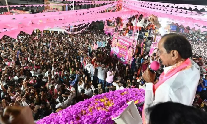 KCR kicks off election campaign with bus tour