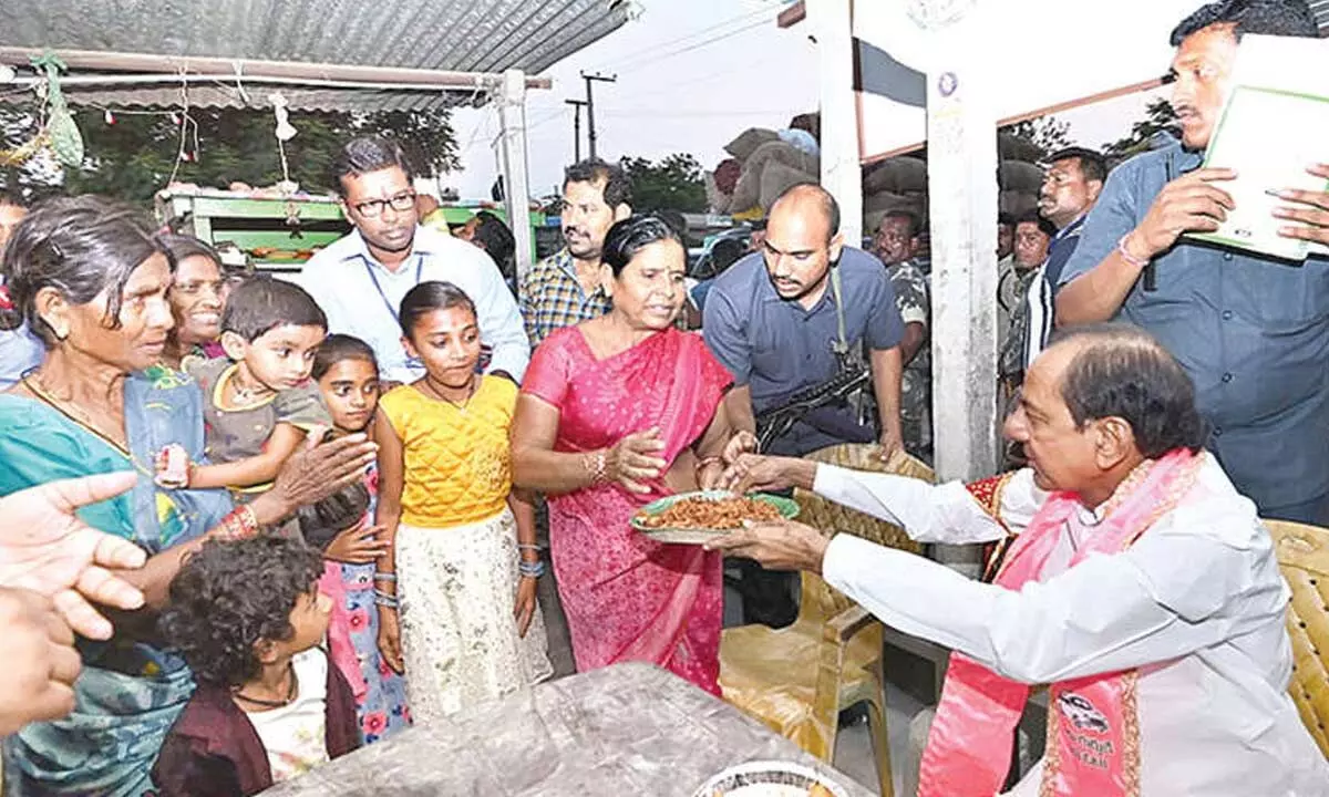 KCR's Spontaneous Tea Discussion