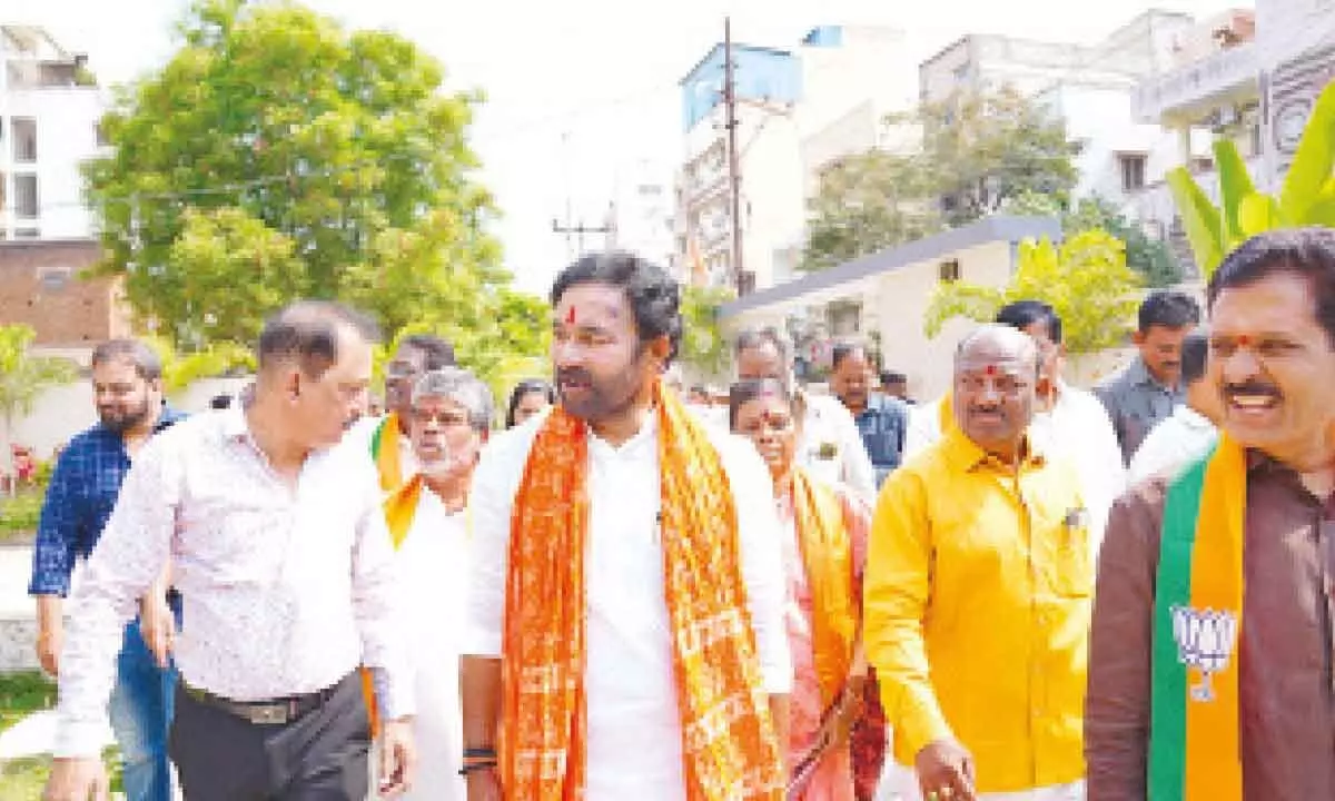 Kishan urges BJP to ensure success of Rythu Satyagraha on April 5