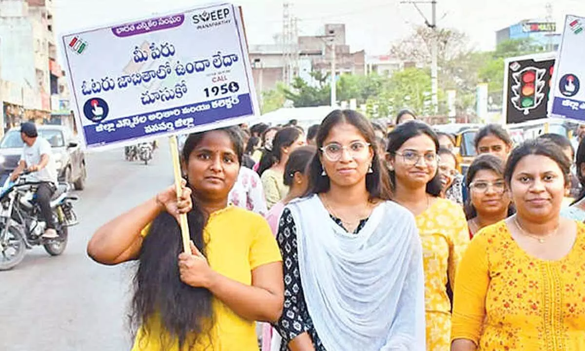 Large turnout at voter awareness rally