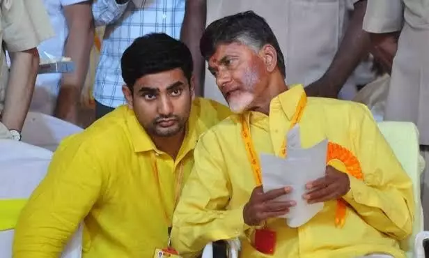 AP CID files case against Chandrababu Naidu, Lokesh for spreading false information about Land Titling Act