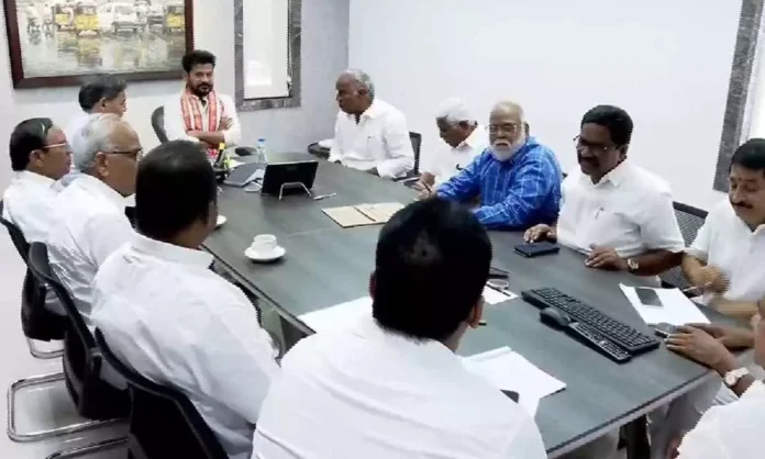 CM Revanth Reddy meets with leaders from CPI, CPM, and Telangana Jana Samithi
