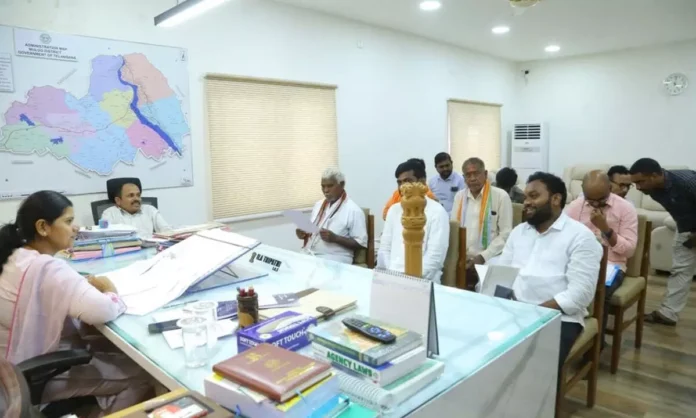 Collector meets with party representatives for MLC poll discussions