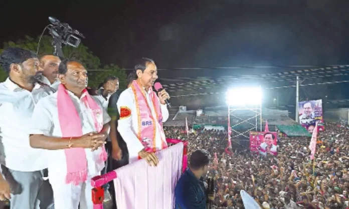 KCR accuses Modi and Revanth of planning to sell Singareni