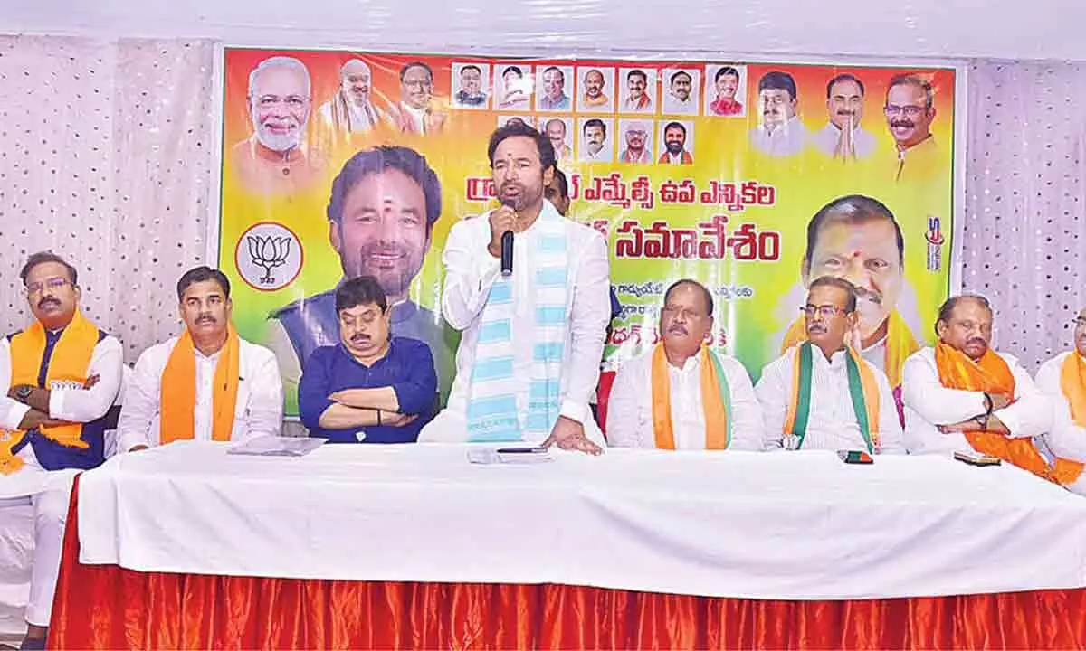 Kishan Reddy says CM Revanth is unable to fulfill promises