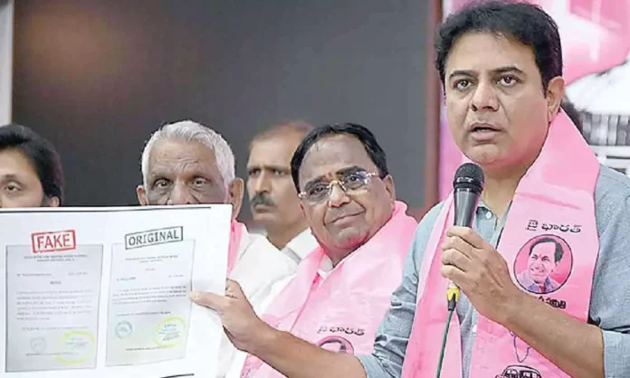 KTR questions EC on lack of notice sent to PM for hate speech