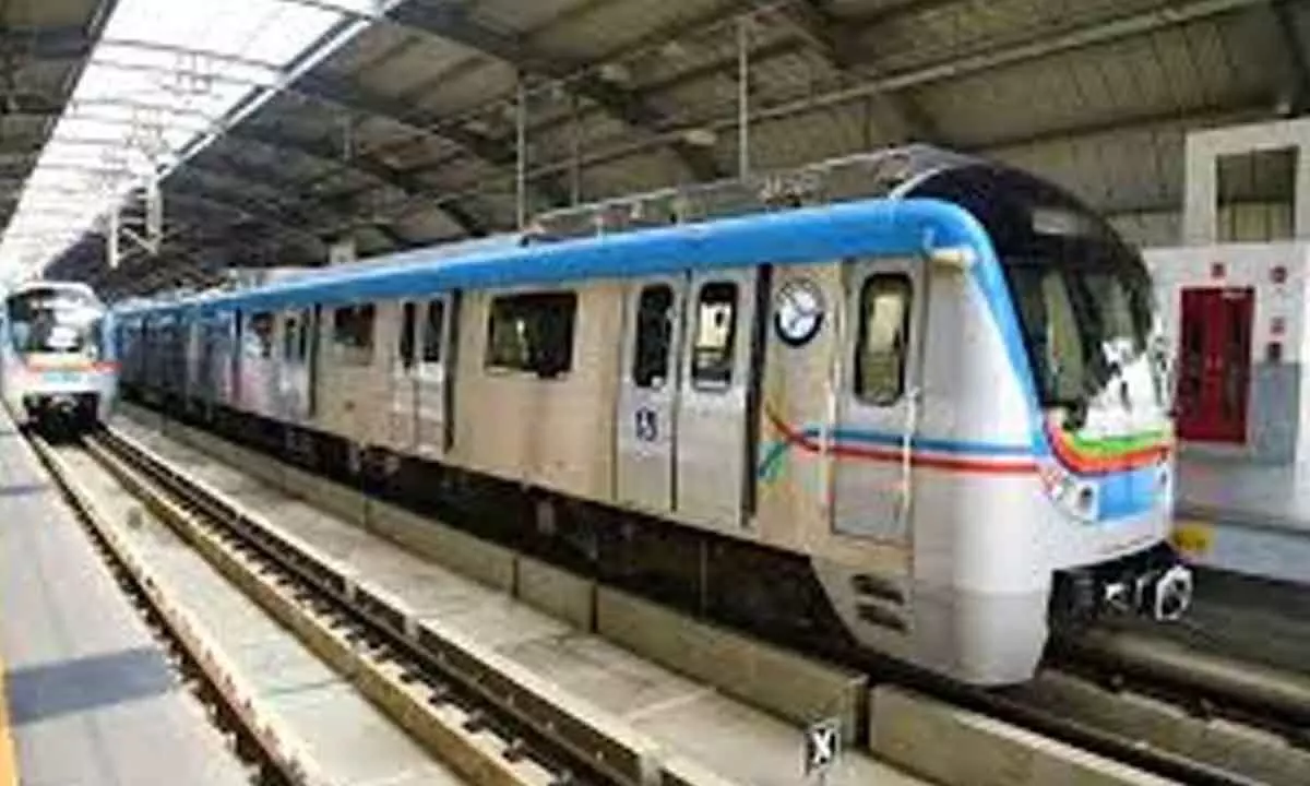 Metro Rail services in Hyderabad disrupted by heavy rains and gusty winds