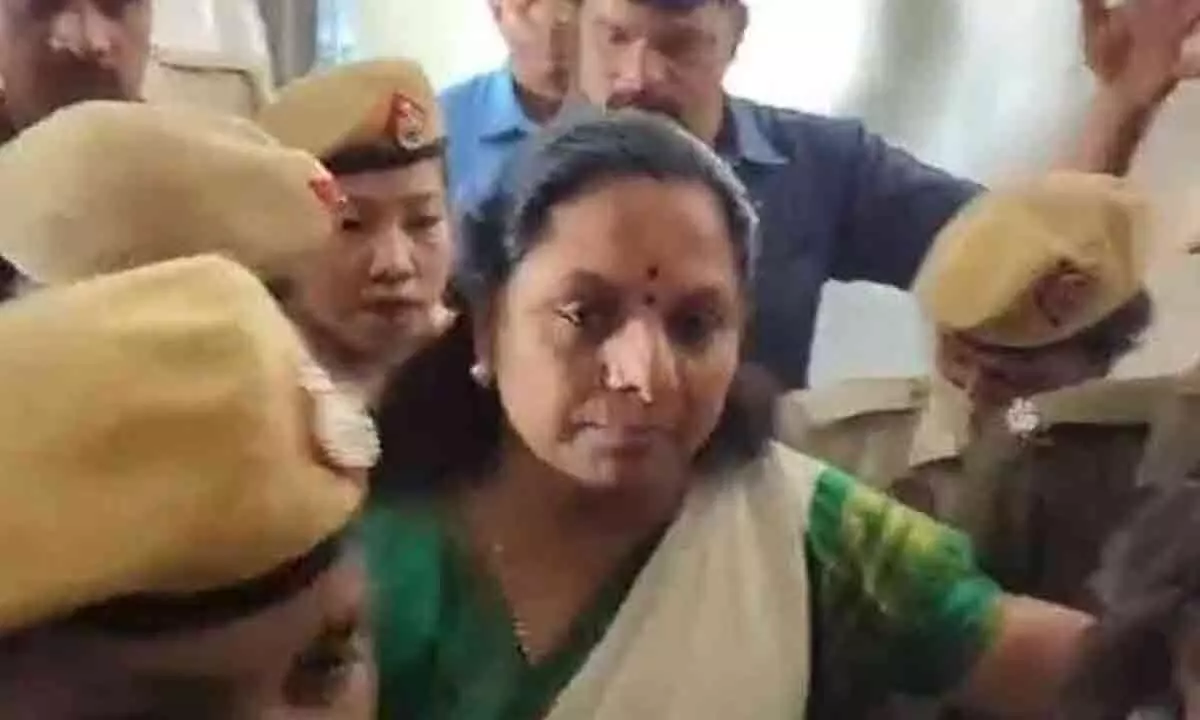 MLC Kavitha's judicial remand extended in Delhi Liquor case