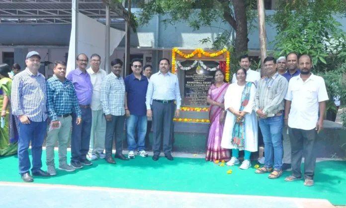 New Basketball Court Opens at Railway Degree College in Secunderabad