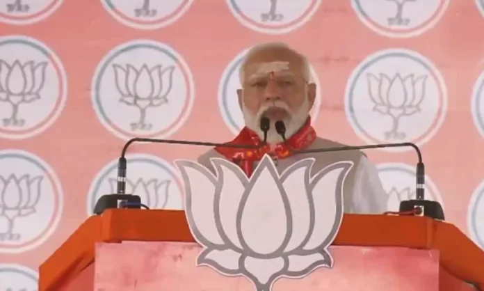 Prime Minister Modi lambasts Congress and BRS in Vemulawada