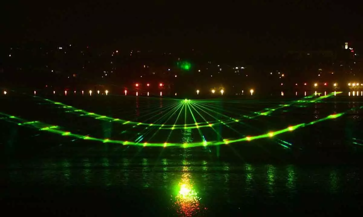 Tank Bund getting prepared for T-Formation Day celebrations