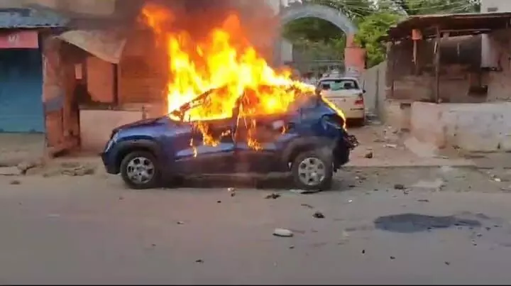 Violence erupts in Andhra Pradesh following elections: Peace disrupted by attacks, counter-attacks, and police intervention