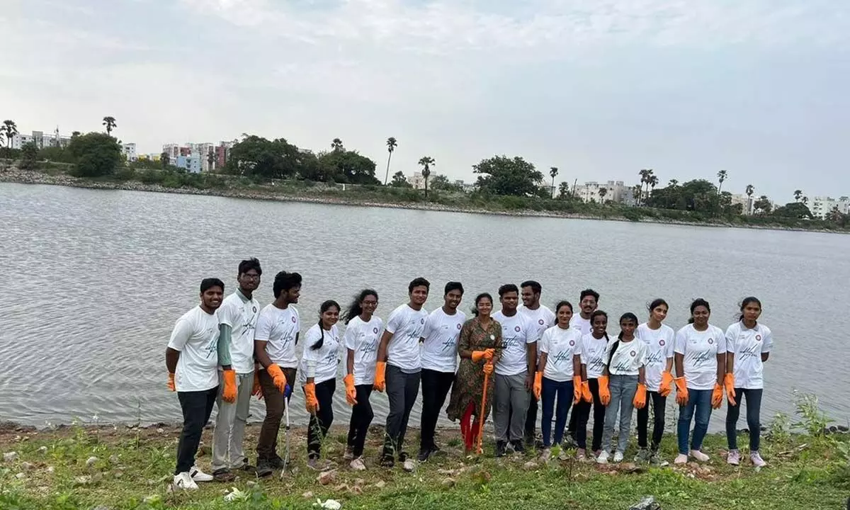 Community efforts shine during cleanup drive at Kapra Lake