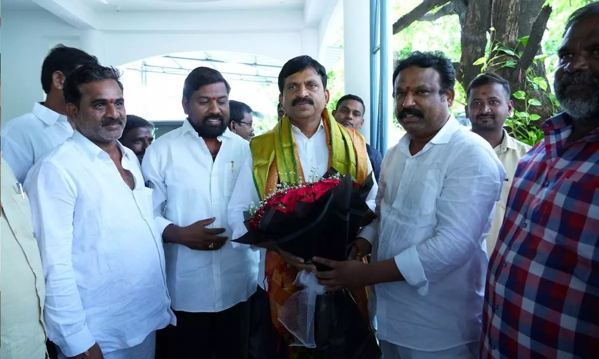 Congress MLA Sri Ganesh expresses gratitude to Ponguleti Srinivasa Reddy for support in By-election