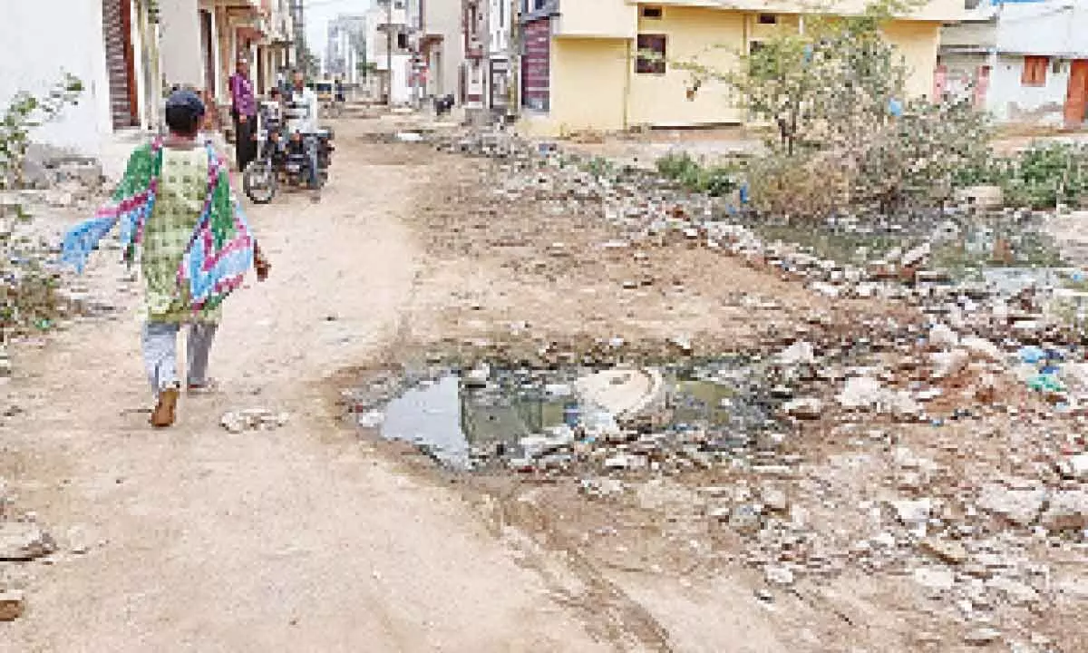 Development works in Jalpally hampered by lack of funds in civic body