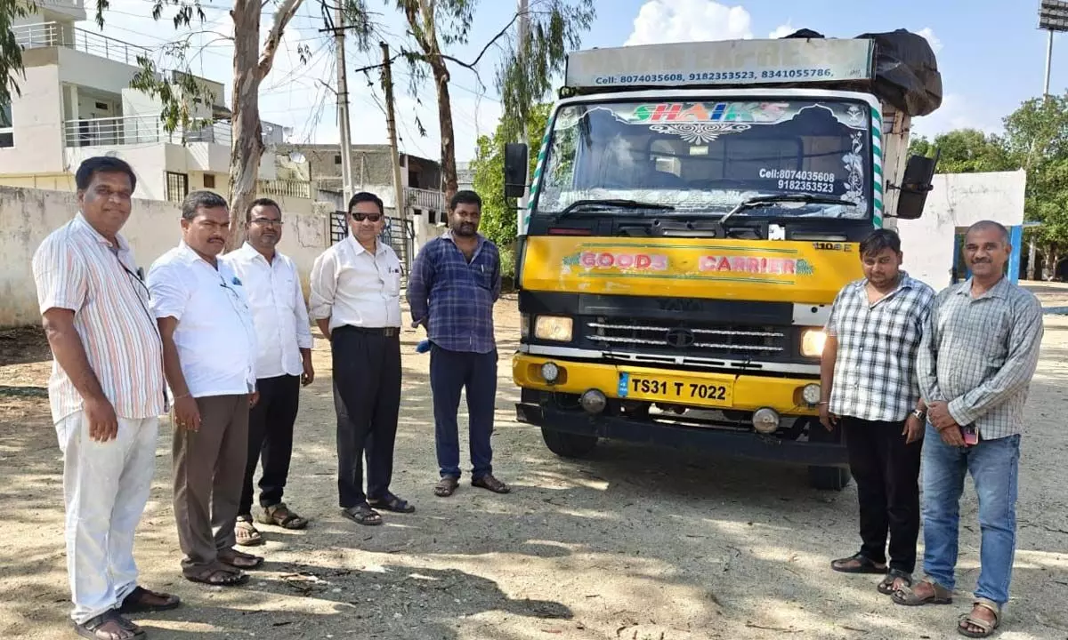 Distribution of books initiated by DEO Govinda Rajulu