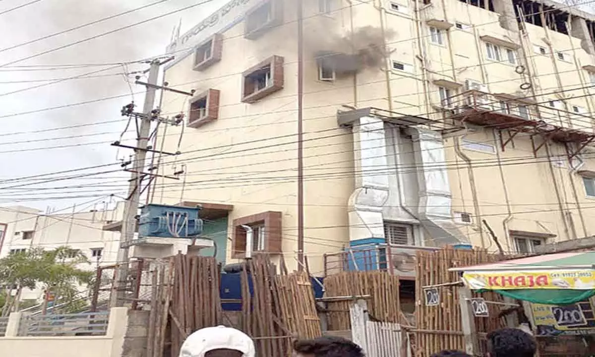 Fire caused by hospital negligence