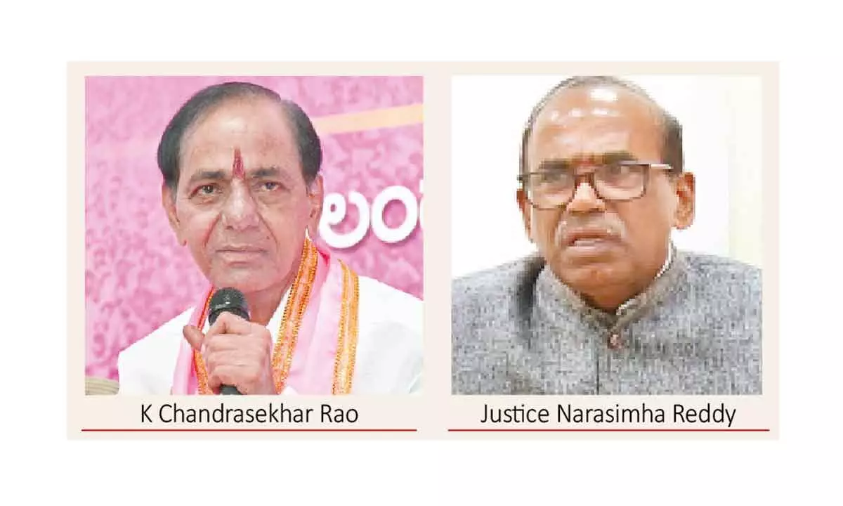KCR requests Justice Narasimha to step down from PPAs investigation