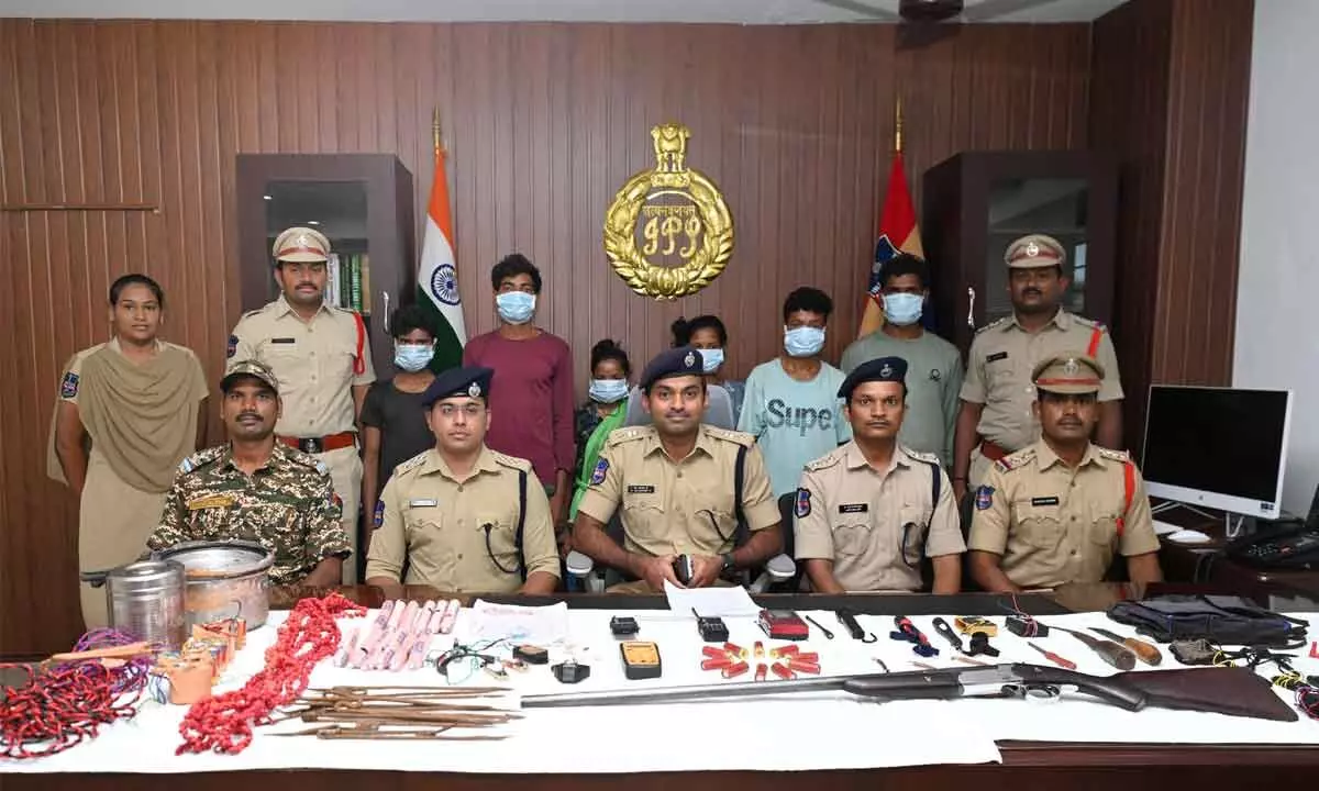 Maoists Arrested at Telangana-Chhattisgarh Border, Plans Thwarted by Police