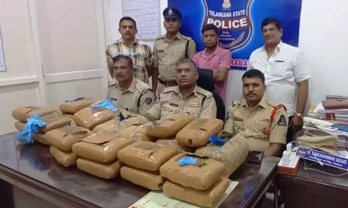 RPF confiscates 60 kg of marijuana valued at Rs 15 lakh