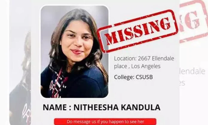 Student from Hyderabad reported missing in the United States