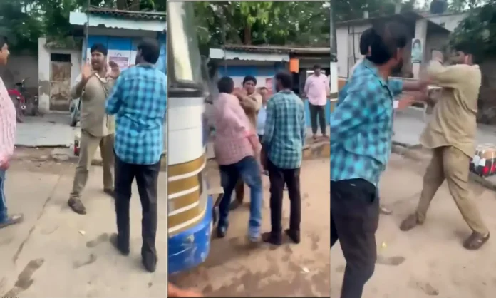 Andhra Pradesh RTC bus driver assaulted