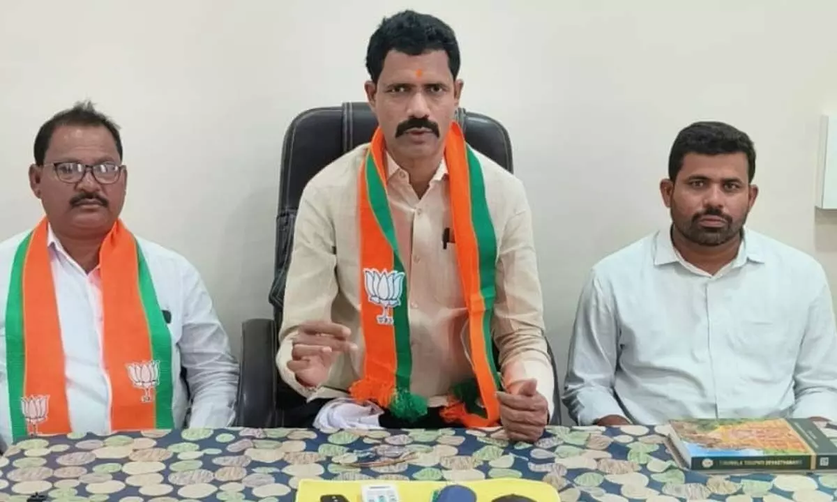 BJP District President Slams State Budget, Calling It "70 Lies in 70 Pages"